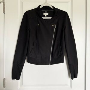 Black zip up cardigan